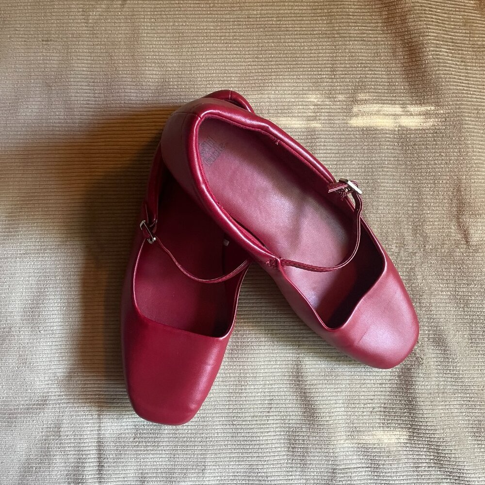 Women's Elsa Mary Jane Ballet Flats with Memory Foam Insole - Wild Fable